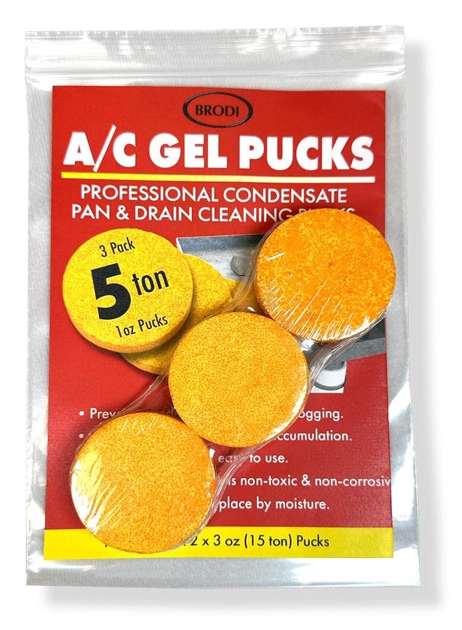 Brodi AC Pan Tablets, Commercial-Grade, Gel Lock Tech: Long Lasting, Moisture Activated Slow Release, Non-Corrosive & Safe - No Residue, Pan Treat Tablets (5 Ton, 3 Pack) - Image 1